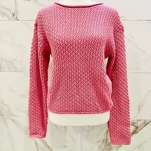 Le Lis Vibrant Pink Textured Sweater
